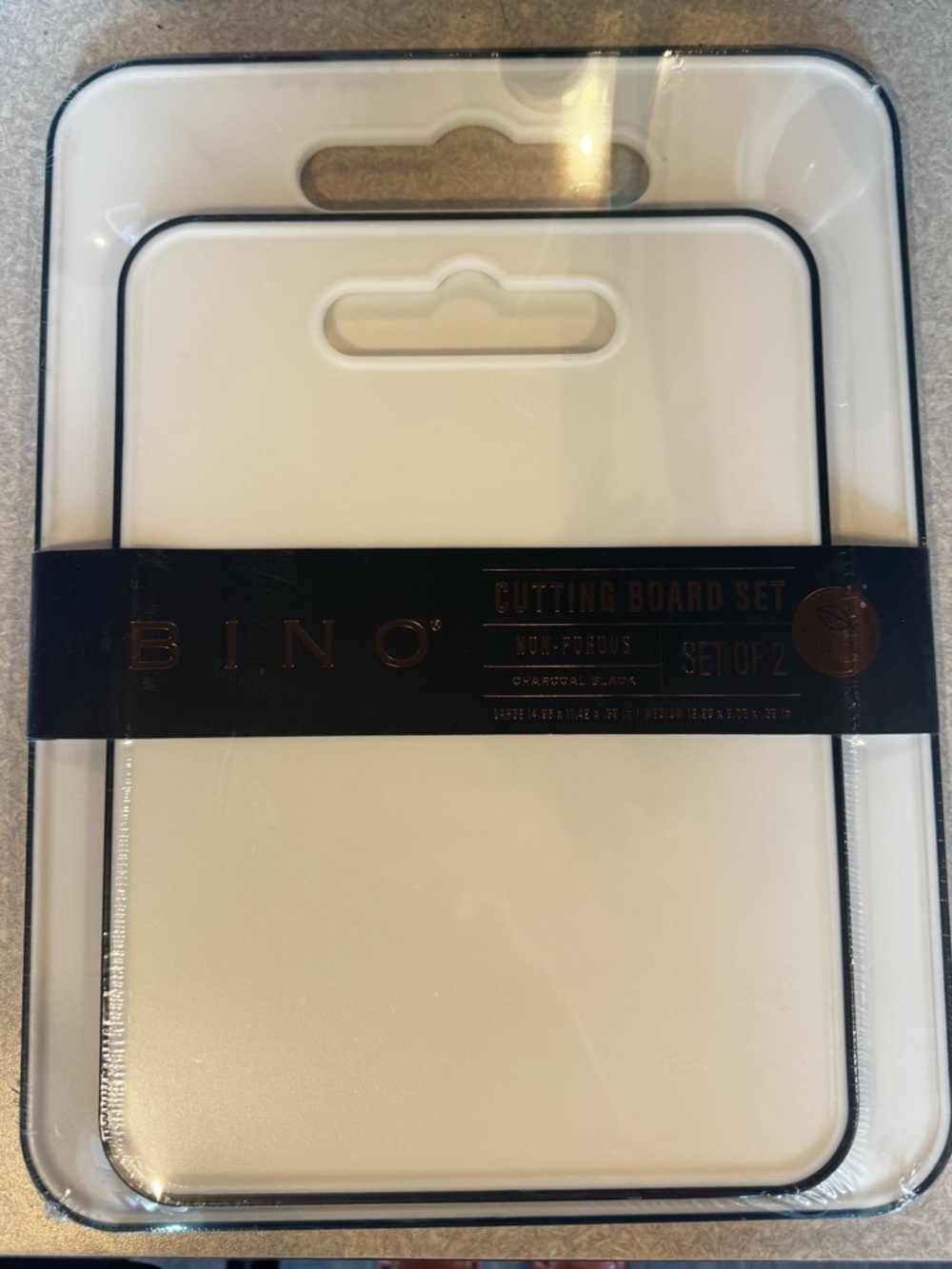 BINO White Cutting Board Set of 2